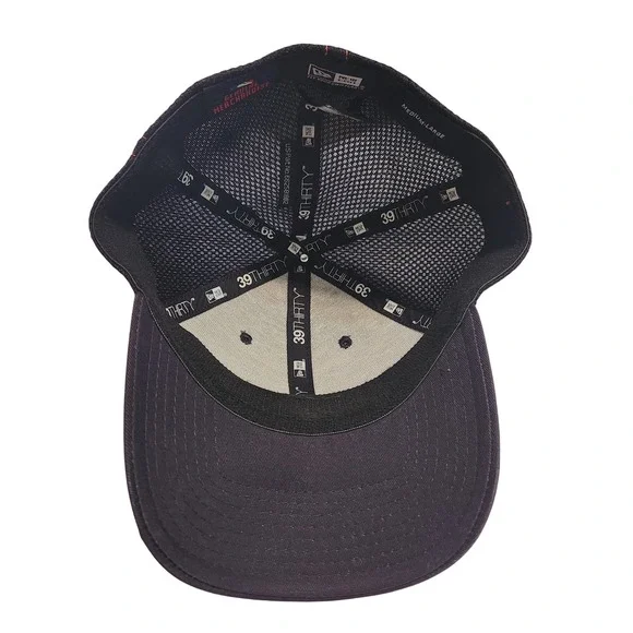 Detroit Tigers Baseball Cap‎ Orange Stitching Mesh Back New Era Fitted - Picture 5 of 5